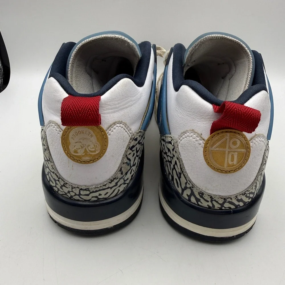 Jordan Spizike Low Mens Size 9 White Obsidian Pure Platinum HM3712-164‎